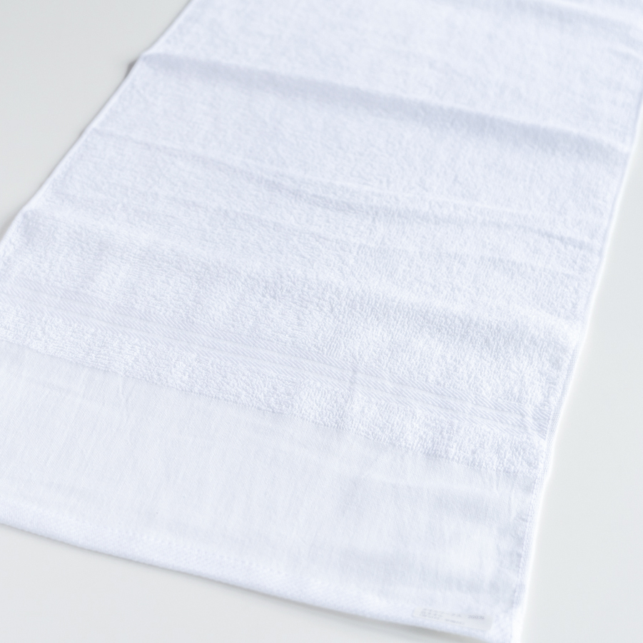 粗品タオル のし 袋入れ 平地付き白フェイスタオル 220匁 やや厚 泉州タオル 日本製 120枚セット